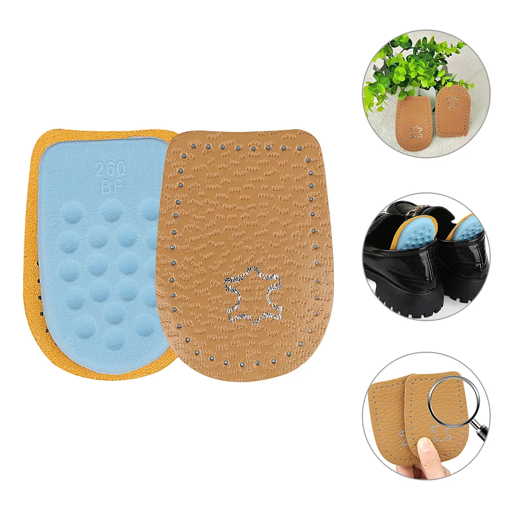 

Latex Heel Pads for Shoes Mens Womens High Inserts Shock Absorption Non Skid Cushion Sneakers Boots Casual Warm Insoles Foot