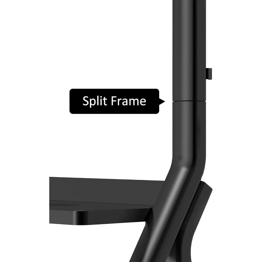 حامل متنقل للسبورات البيضاء التفاعلية، 55-86 قابل للتعديل، مع عجلات قابلة للقفل