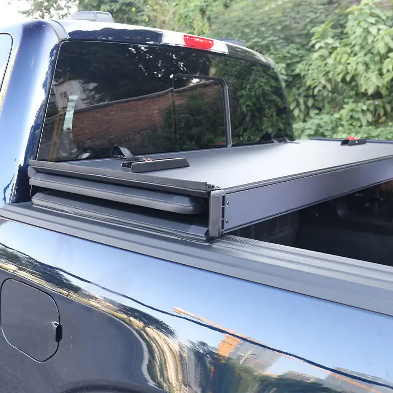 

Hard ABS Tri-Fold Tonneau Cover with Waterproof Locking Tailbox Features for Toyota for 2015-2024+