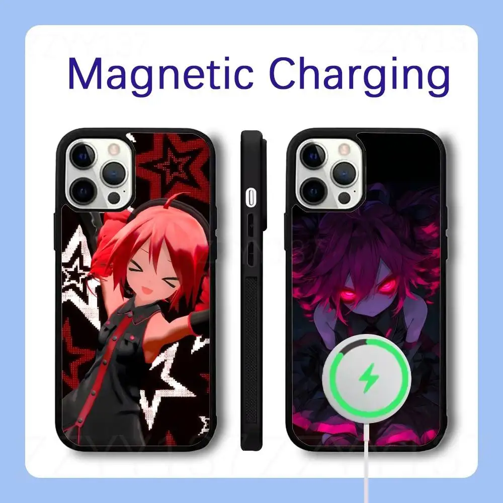 

K-Kasane T-Teto Get To Me Phone Case For iPhone 17,16,15,14,13,12,11,Pro,Max,Plus,Air,Mini,SE Magsafe Magnetic Wireless Charging