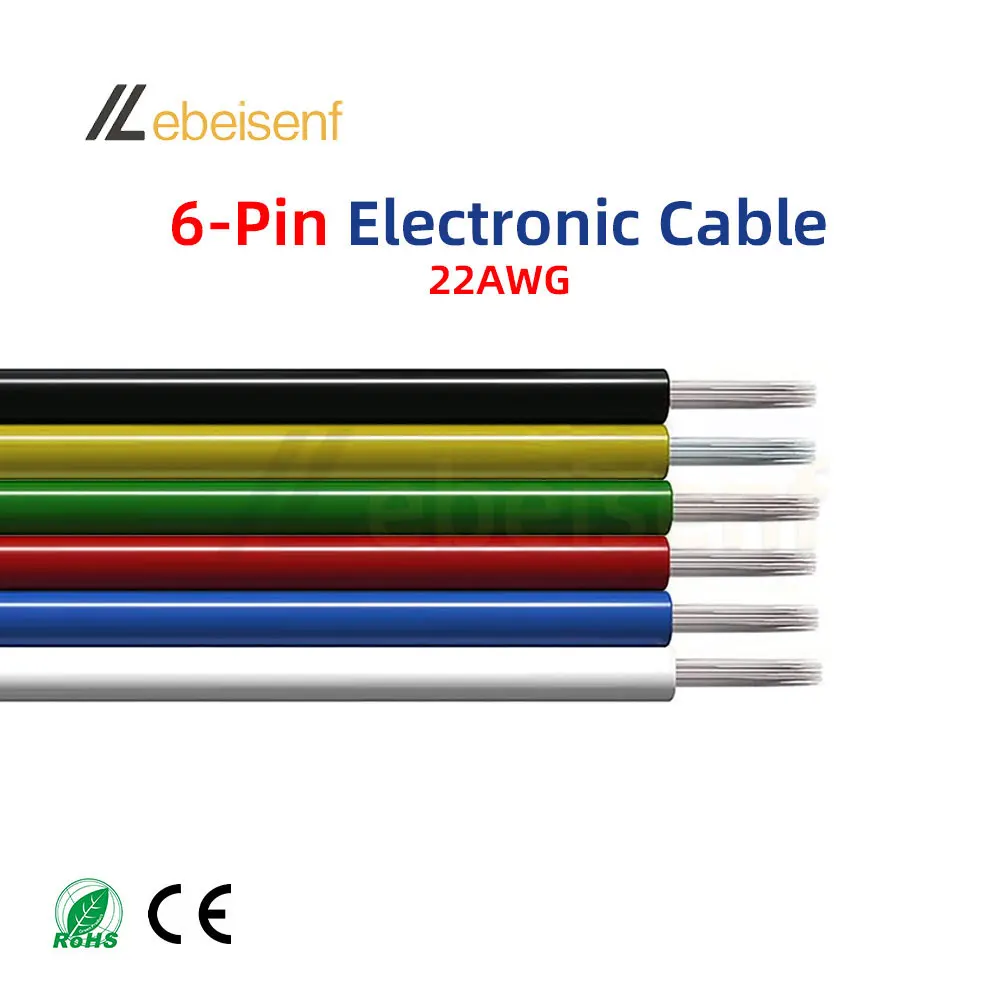 Farbiges LED Streifen Verlängerungskabel 5/10M 22AWG 2-6Pin passend für 3528 5050 RGB RGBW CCT Streifen, Verbindungskabel DIY Schrank Küche Kleiderschrank Zubehör LED Lichtleiste