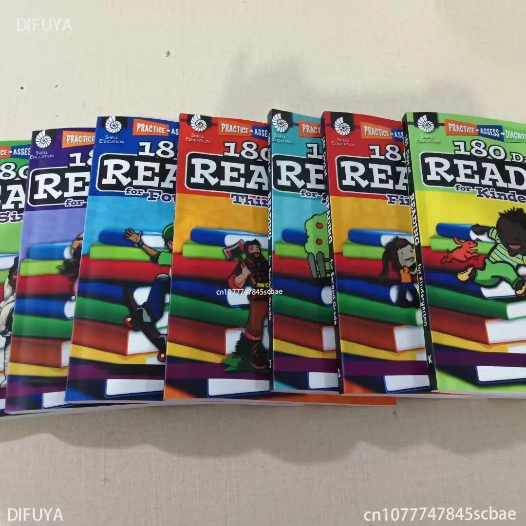 

Practice Daily 180 Days Of Reading.Children's English Reading Exercise Booklibro