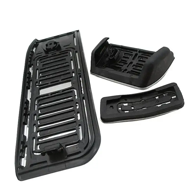 3pcs LHD Stainless Steel Auto Fuel Brake Footrest Pedal Cover Cap Pad Cover Set For Audi A6 C8 Type 4K 2019-2024 A7 2021 - view 5