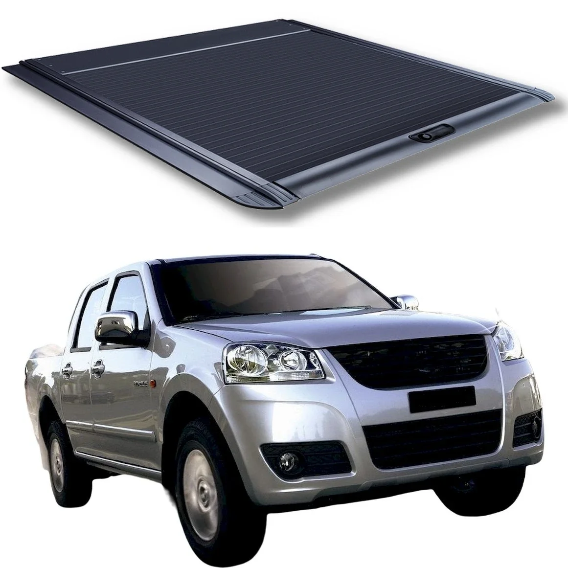 

Aluminum Retractable Roller Lid Pickup Bed Cover for Great Wall GWM Wingle5 Wingle7 SHORT BED