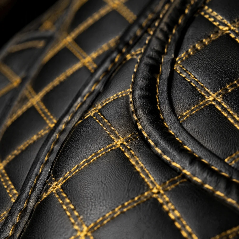 PU Leather Seat Bucket Protector Inner Cargo Mat Reduce Rattle Under Seat Bucket Liner Enhanced Comfort Easy to Clean