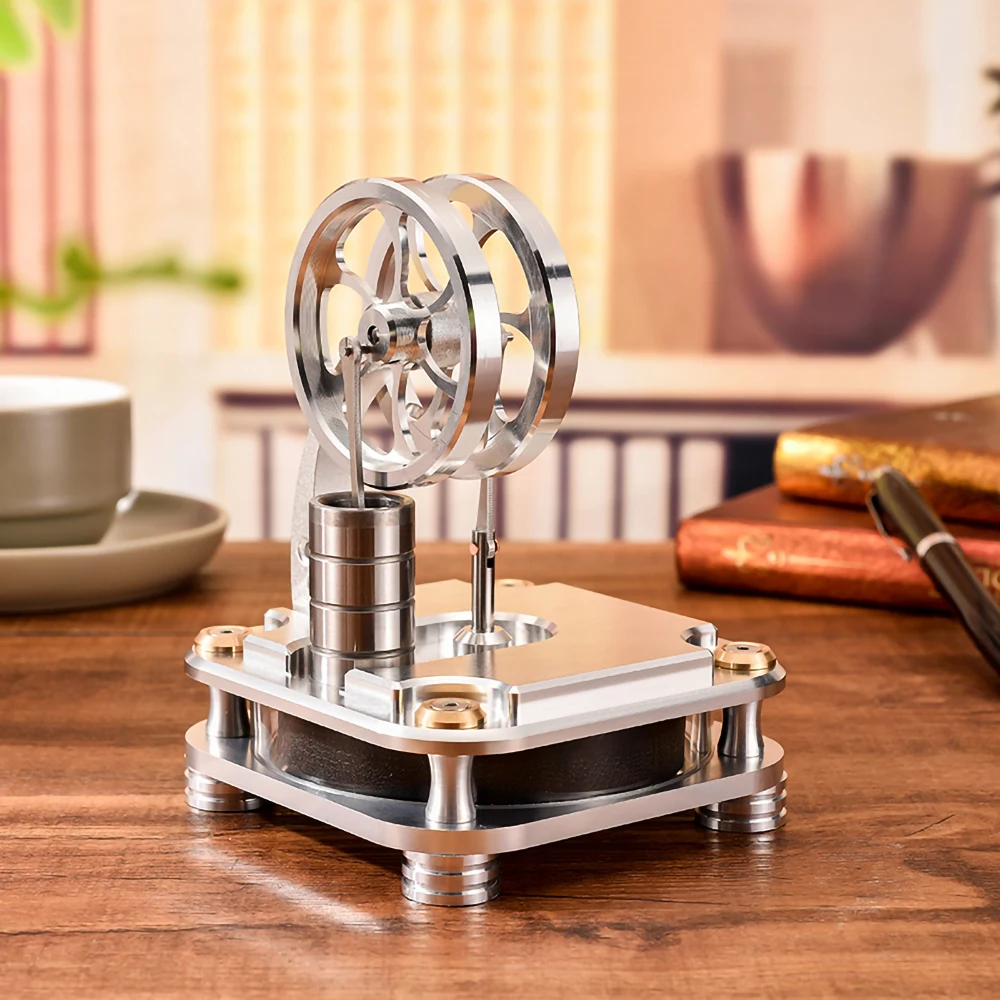 

New Stirling Engine Model All Metal Boutique Vertical Science Educational Toy Gift