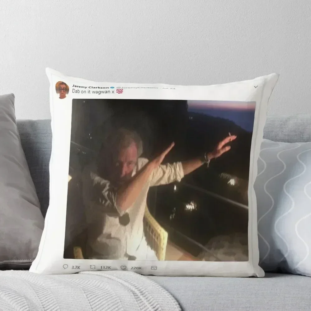 Jeremy Clarkson meme - Dab on it wagwan Throw Pillow Pillow Cases Decorative christmas decorations for home 2025 pillow