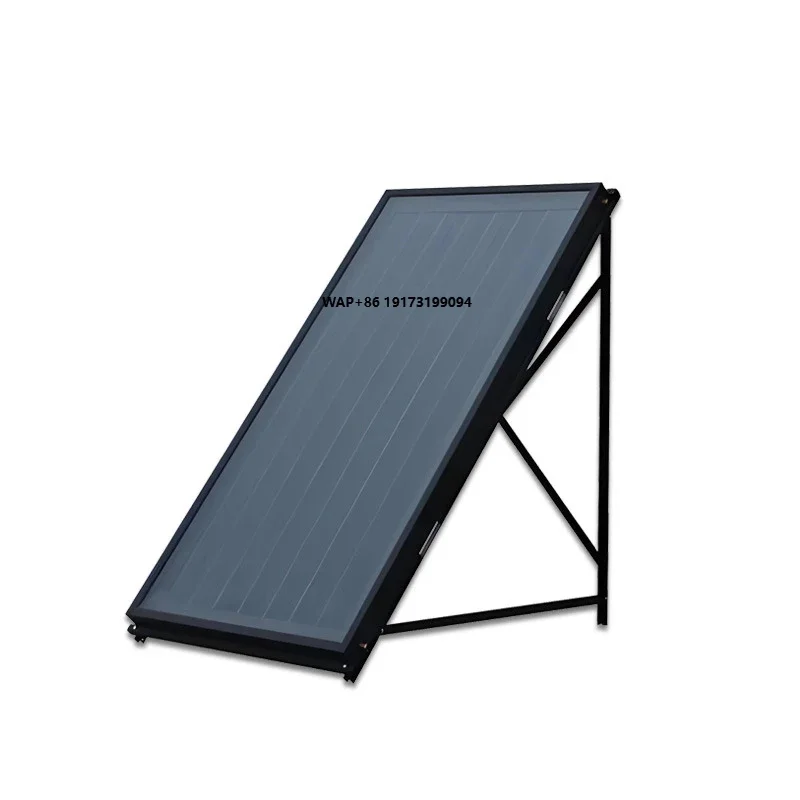 High Efficiency Stainless Steel Aluminum Glass Solar Collector Manual Power Flat Panels for Outdoor Use Solar Hot