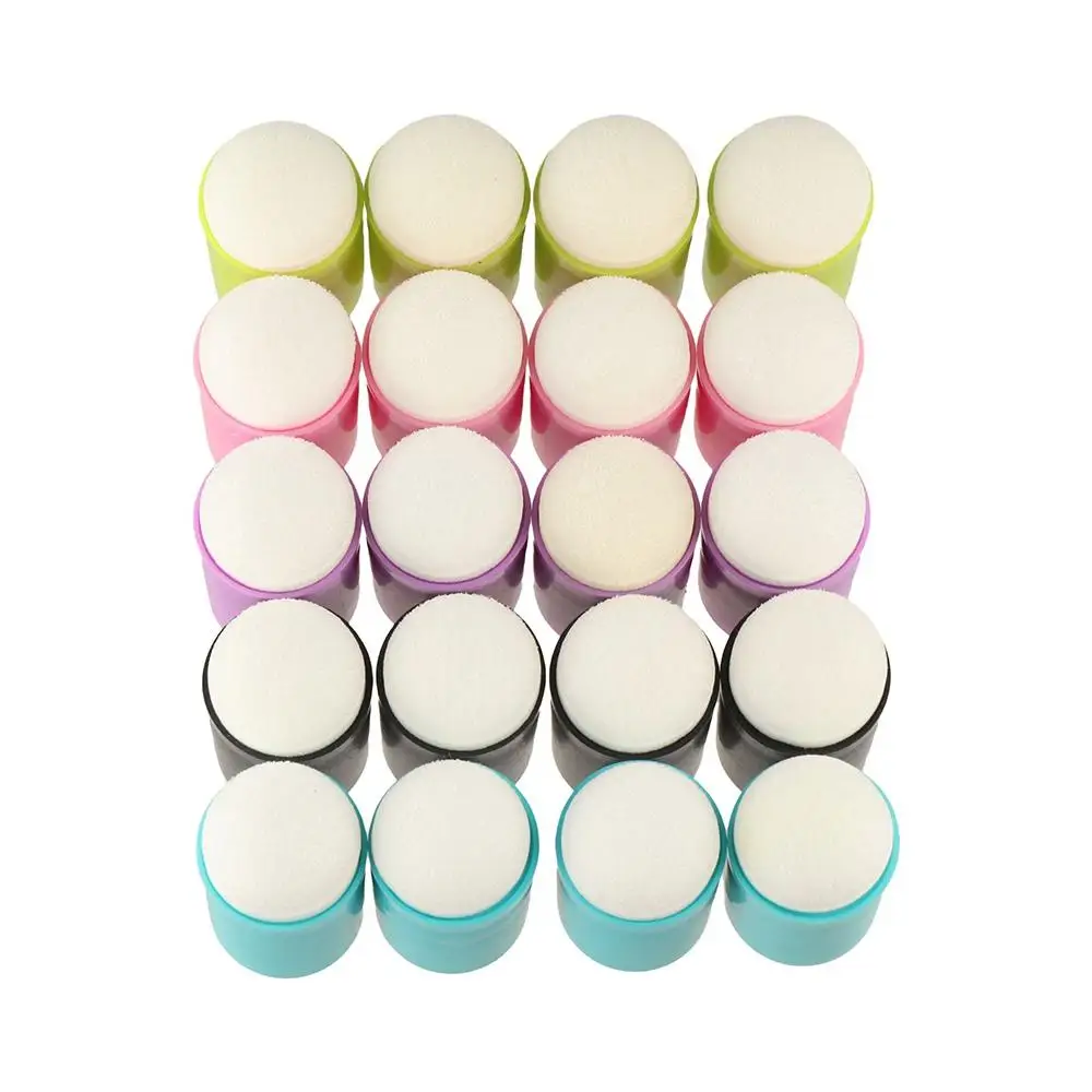 5PCS Multi-function Inking Staining Finger Painting Sponge Craft DIY Dauber Sponge Smudge Painting Finger Cot Drawing