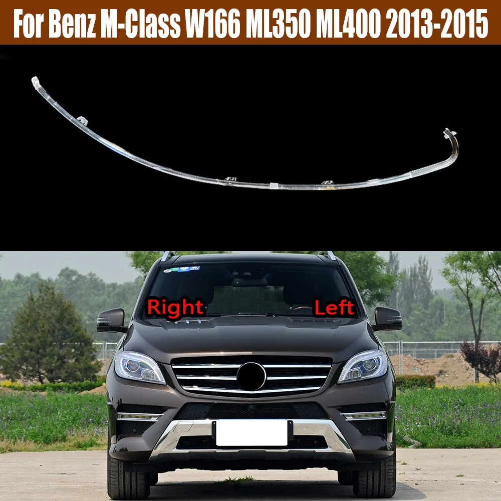 

For Benz M-Class W166 ML350 ML400 2013 2014 2015 Headlight Light Guide Strip Daytime Running Light Tube Headlamp Emitting Tube