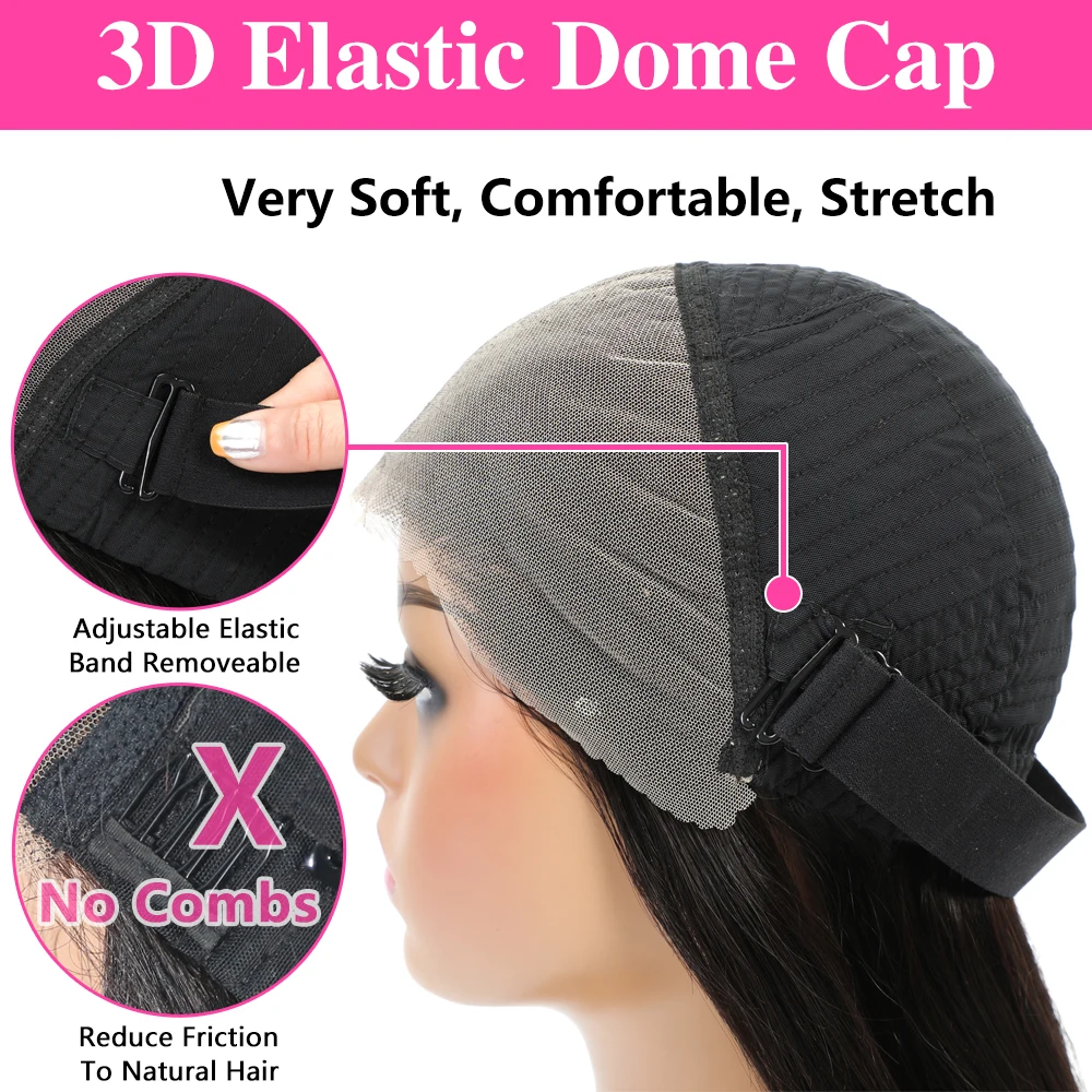 Glueless Wigs Human Hair Glueless Wig Human Hair Ready To Wear Bob Wig Human Hair Glueless Preplucked Human Wigs Ready To Go image 5