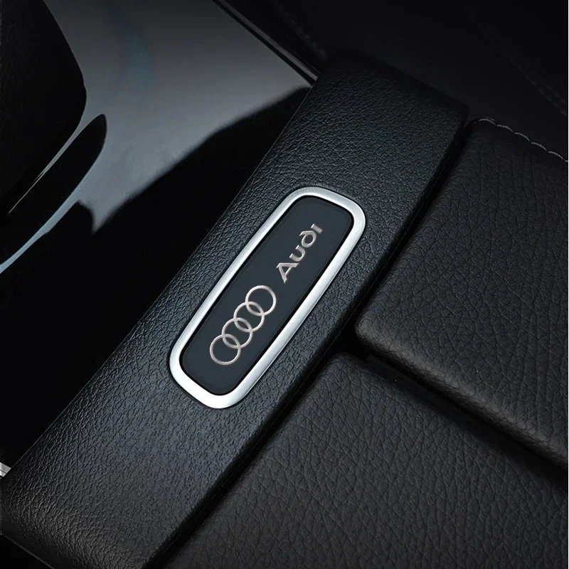 Car Metal Emblem Wiper Stickers Reflective Decor Decals For Audi A4 B5 B6 A3 A5 A6 C6 C5 A1 A7 A8 Q2 Q3 Accessories Car Styling