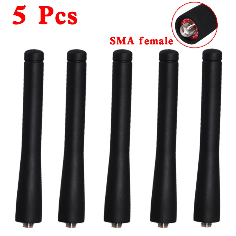 

Handheld walkie-talkie short vehicle high gain strong signal UHF400-470MHZ mobile antenna SMA female head