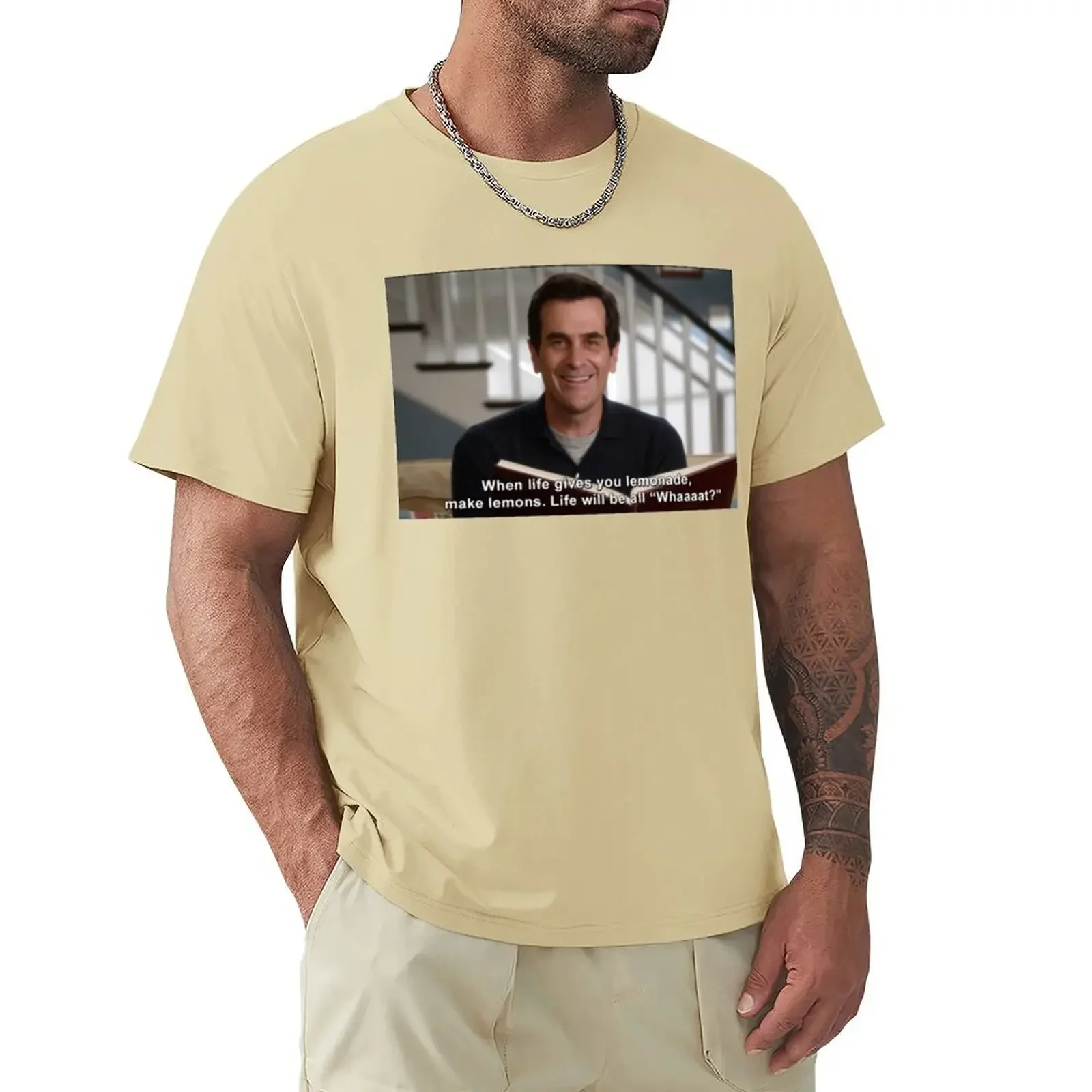 Camiseta de algodón para hombre، prenda de vestir، عبارة عن divertida، حديث، دي فيرانو، إصدار جديد