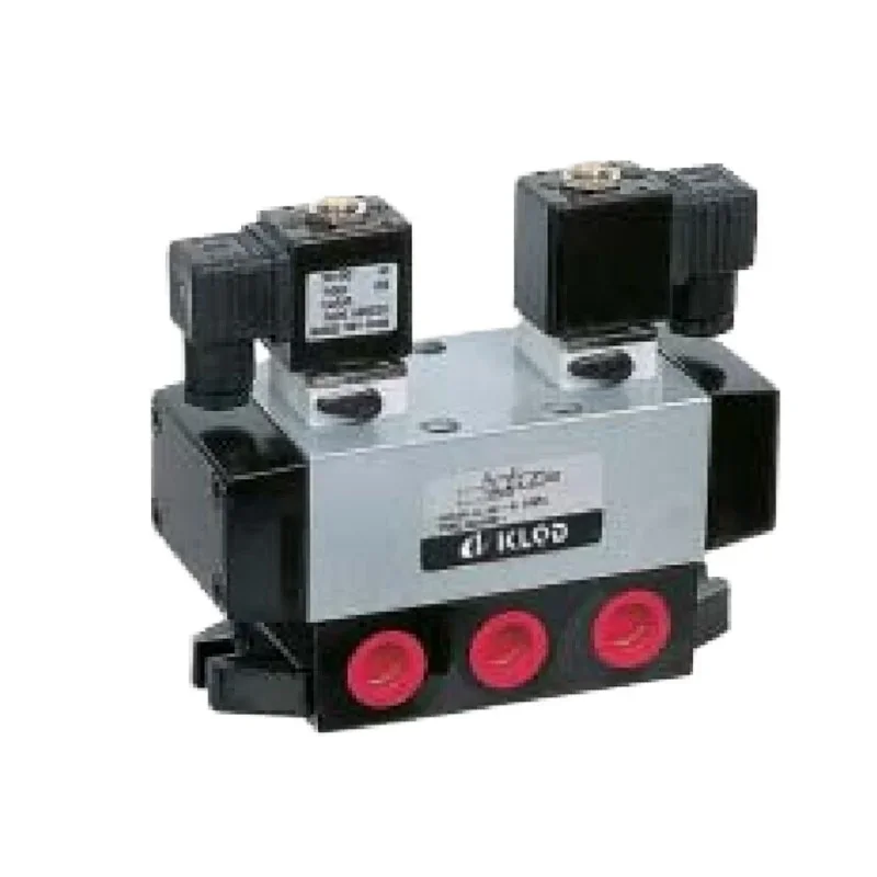 Two-position five-way double electronically controlled reversing pneumatic solenoid valve pneumatic control valve steel