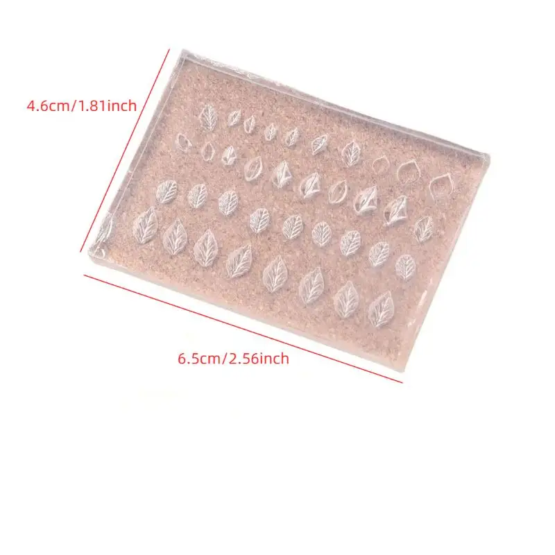 3D-Silikonform für Nagelkunst-Dekorationen, DIY Mini-Blatt-Design-Vorlagen, Form für Nägel, Schmuck, Handarbeiten, transparente Nagelform-Werkzeug – Detail 7