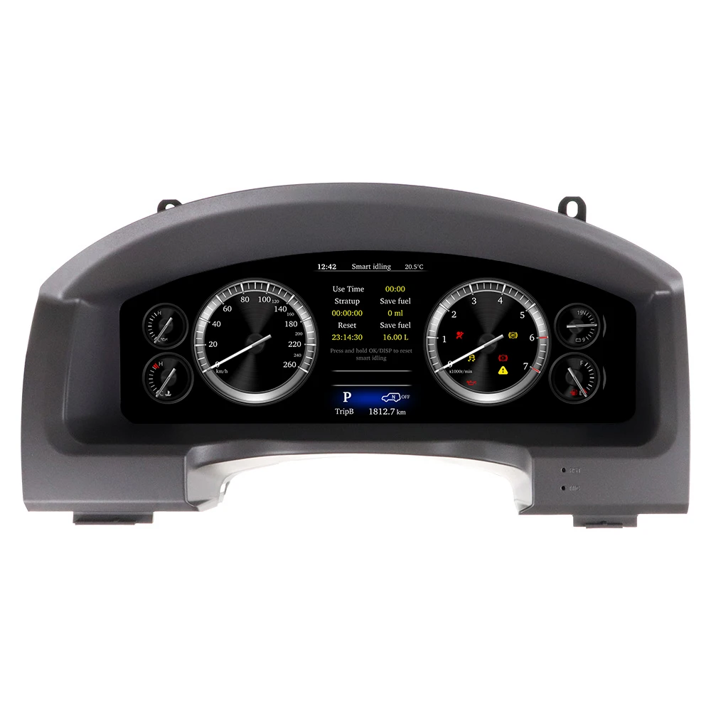 

Обновление 2024 года для Prado 150 Toyota Land Cruiser Virtual Cockpit, цифровой кластер, автомобильный одометр, экран приборной панели, ЖК-измеритель скорости-