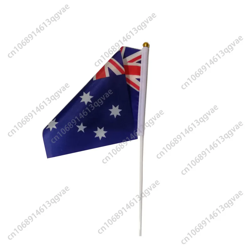 Australia Hand Waving Flag Australian Small Mini Hand Held Flags 10 Pcs 14x21cm  Sporting Event Support Handheld Flag