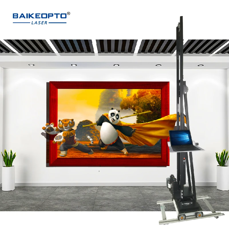 7d wall paint printers 3D automatic mural Vertical printer Unlimited material Wall glass Painting tools Printing Equipment