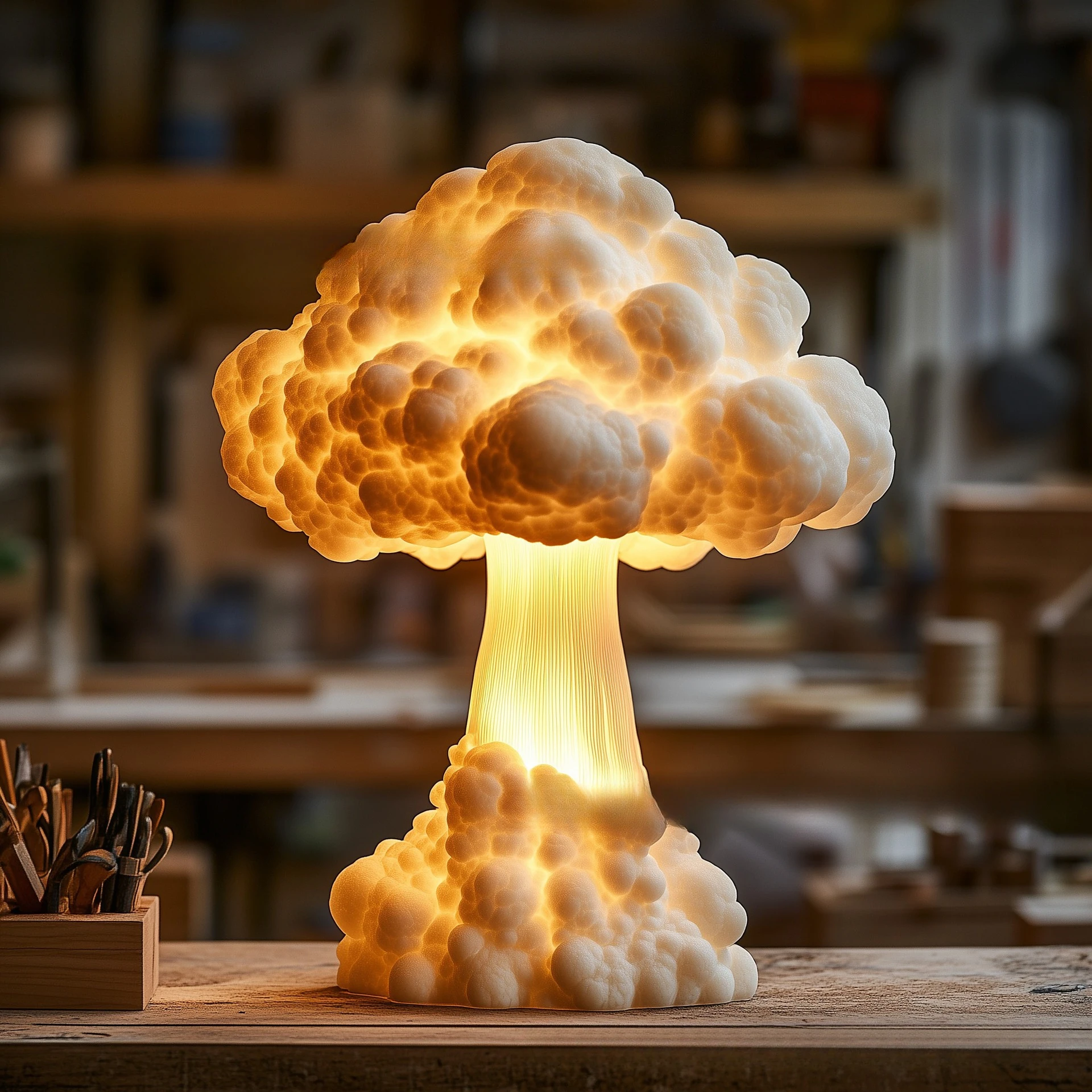 New Mushroom Cloud Table Lamp  - đánh giá và giá Mushroom Table Lamp