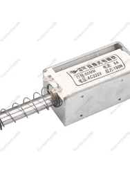 Long Stroke Push-pull Electromagnet AC and DC 12V24V220V Through The Push Rod Telescopic Power Switch Self-reset