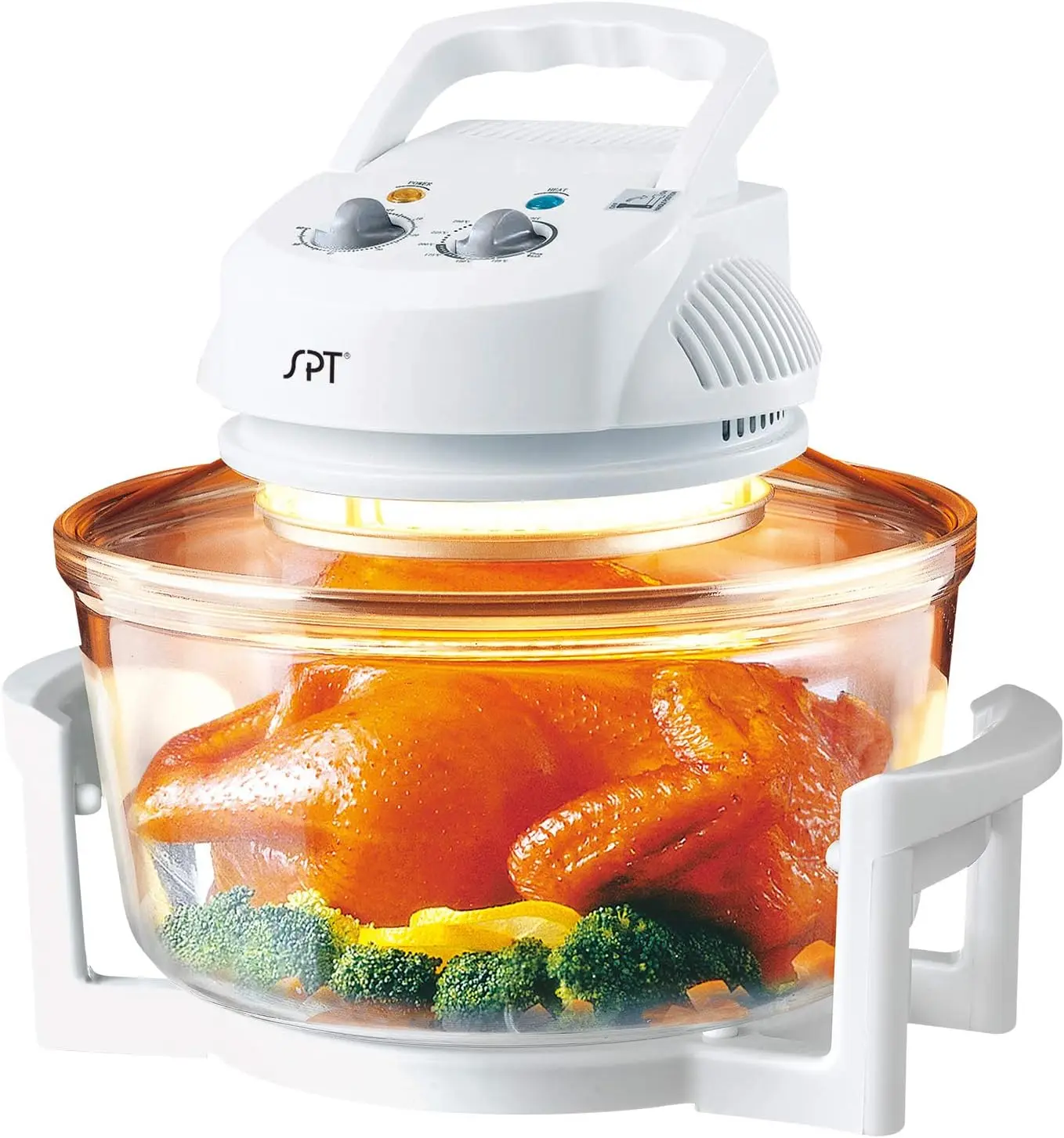 Oven with Extender Ring, White - Versatile Cooking Appliance with Expanded Capacity