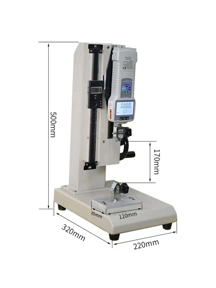 Pressure testing machine Hand-cranked digital push-pull force meter test bench Spring insertion force machine