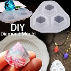 Transparent Silicone Diamond Mold Funny Classical Mould Cute Crystal Jewelry Making Tool Novelty Craft Supplies