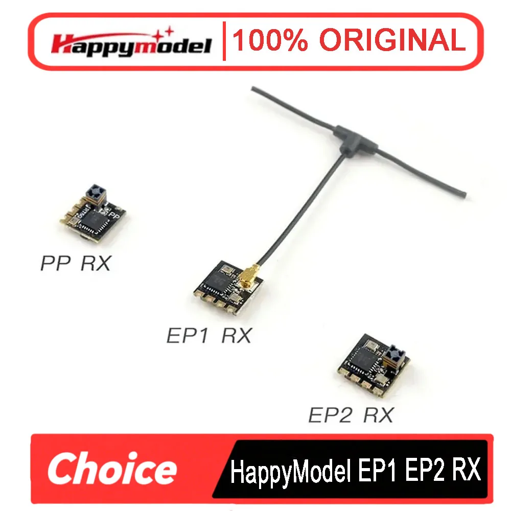 

HappyModel EP1/EP2 2.4G ELRS Nano RX — модуль дальнего действия, подходит для модуля ES24TX для радиоуправляемого самолета FPV LR4/LR7