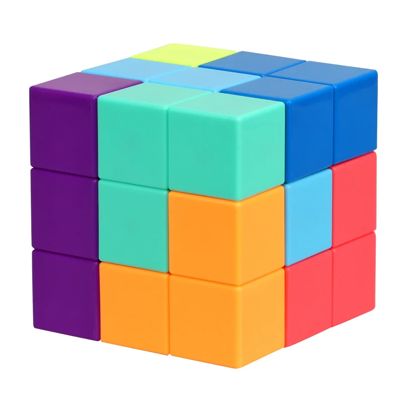 Montessori Luban Magnetic Cube 3D Twist Building blocks Puzzle Classroom Speed Cube For Kids Educational Toys Smart Action Toys