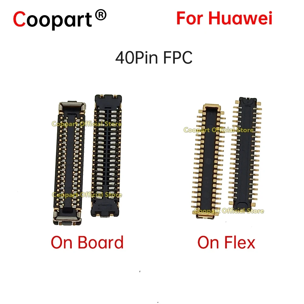 Coopart For Huawei Mate20 X Mate 20 20X P30 Pro P30Pro Honor V10 10 30  LCD Screen Display FPC Plug Connector