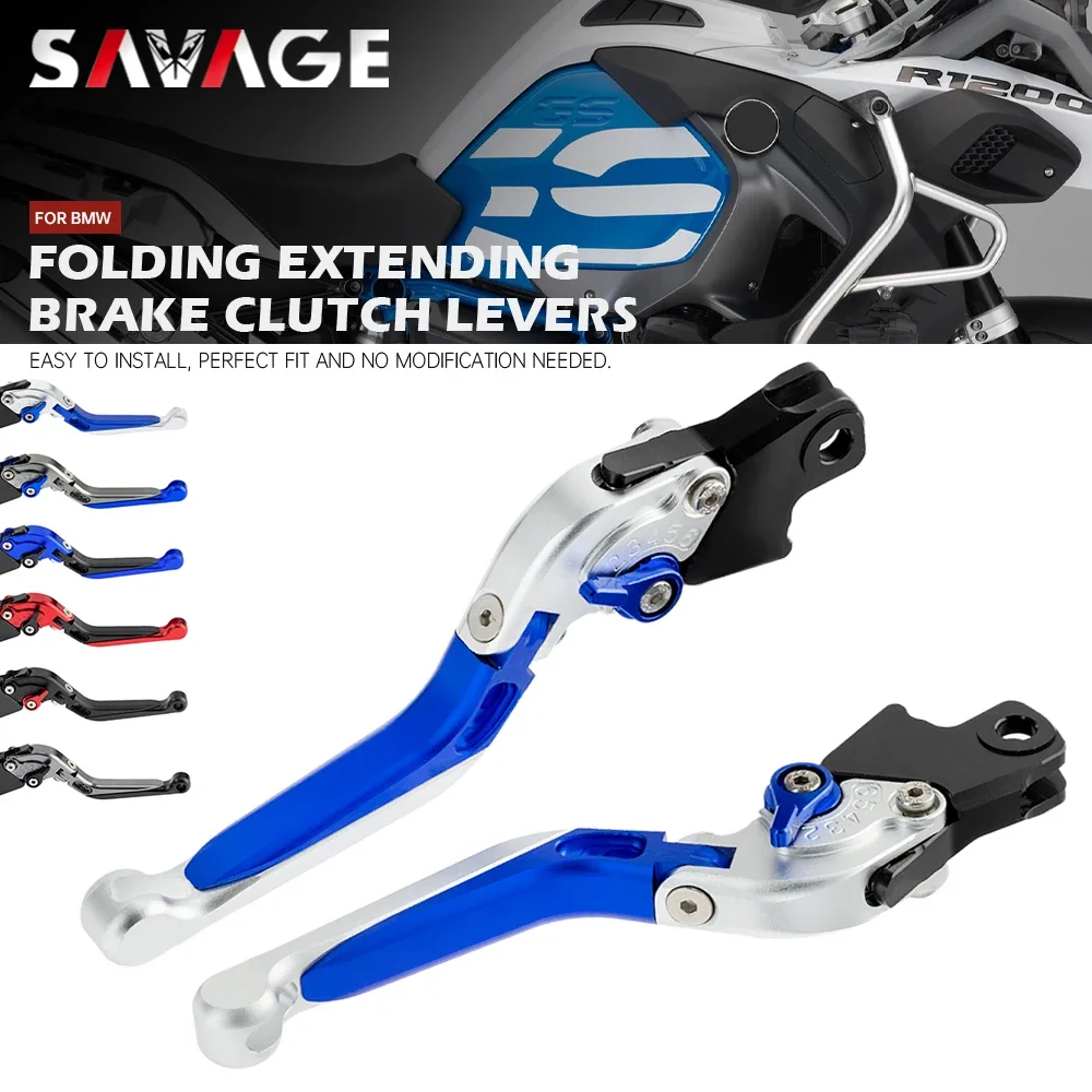 Folding Brake Clutch Levers For BMW R1200GS LC/ADV R1200 R/RS/RT R nine T R1200R Motorcycle Extendable Adjustable CNC Handles