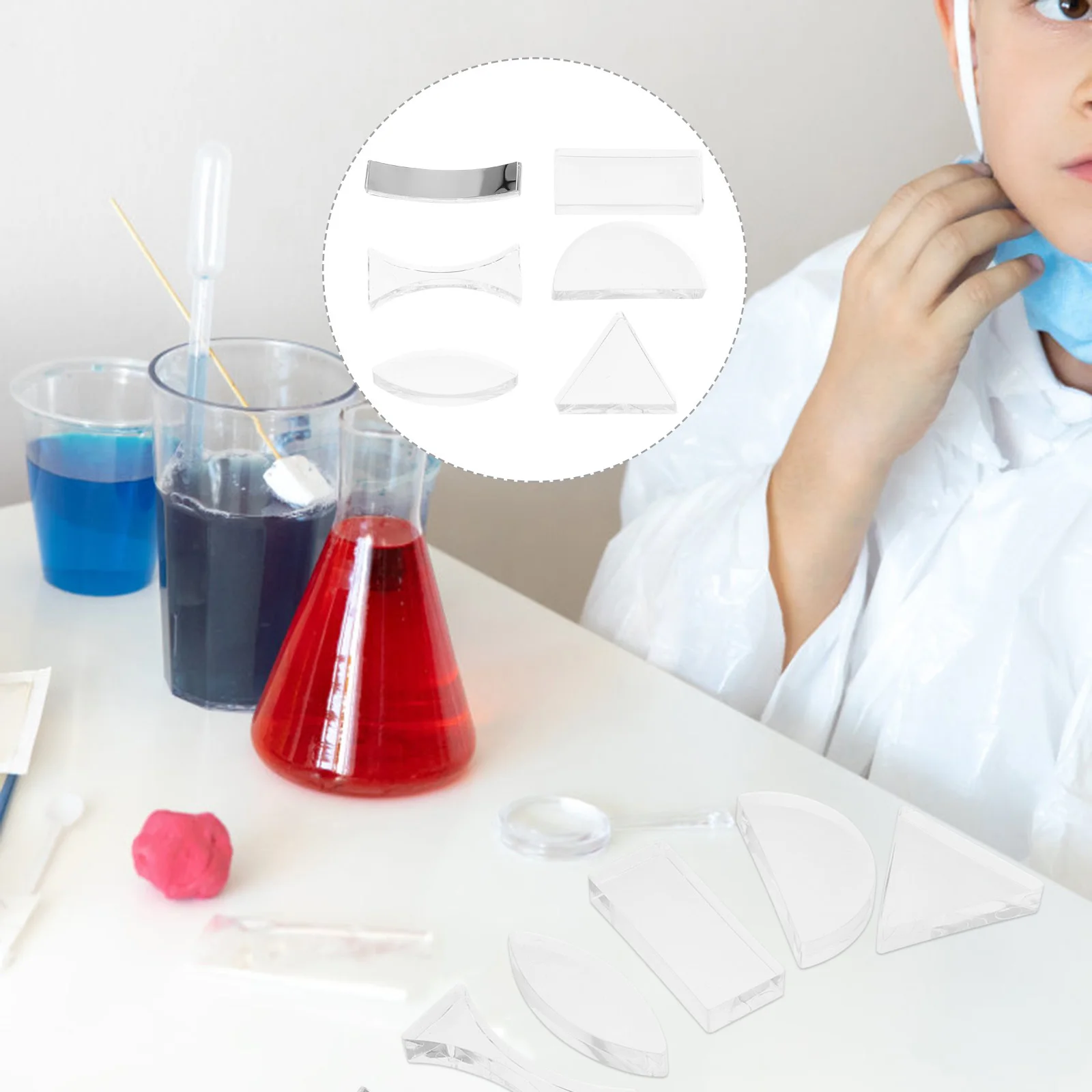 

Lens Phisics Convex Optics Kit Lenses Classroom Science Education Concave Optical Physics