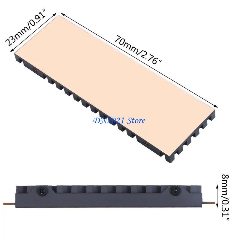 F3KE COPPER PCIE NVME per M.2 SSD Stato solido 2280 Dript Dript Desktop Dedic