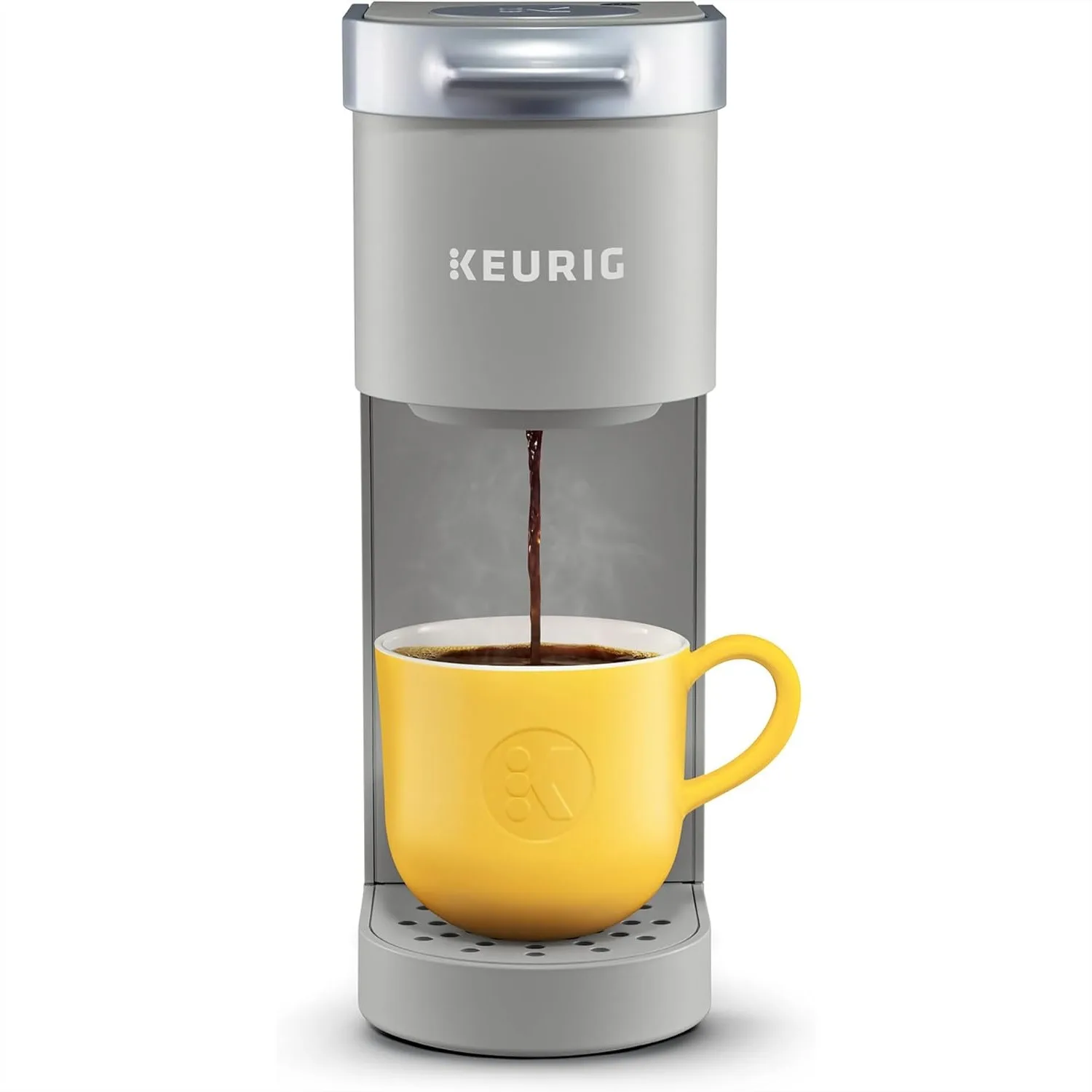 

Single Serve K-Cup Pod Coffee Maker, 6-12oz Brew Size, Compact for Small Spaces, Cord Storage, Auto Off