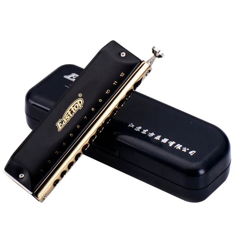 Chromatic Harmonica T1248 ABS Comb Key Of C Gaita Cromatic Armonica Cromatica Mouth Ogan Instrumento With Whole Semitone