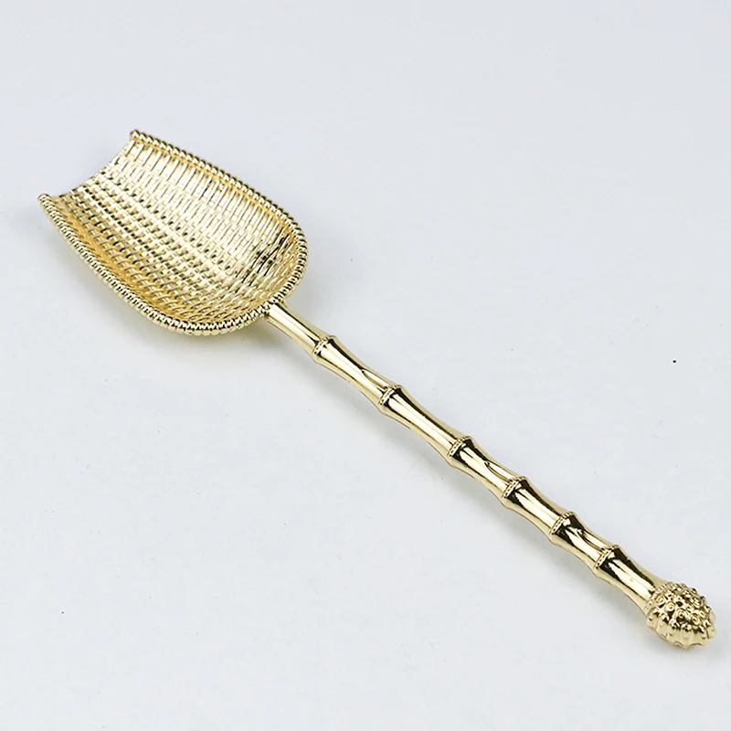 Китайская Ретро Чайная Ложка, Лопатка, Кухонная Утварь, Чайная Церемония Из Сплава, Кунг-фу, Сахар, Соль, Кофейные Ложки