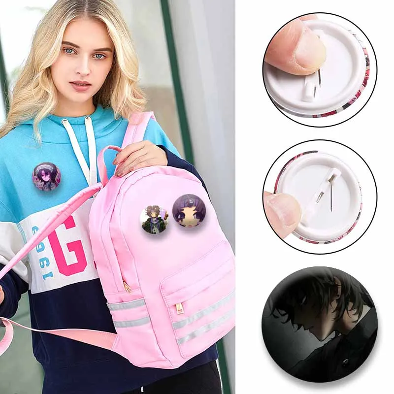 Funny Cartoon Character Enamel Brooch Wifies Cute Game Icons Button Pins Backpack Clothing Jewelry Badge Accessories Friend Gift