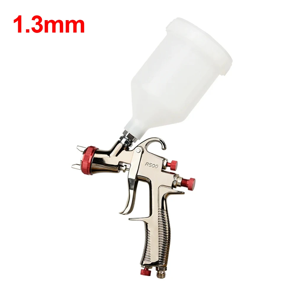 

1.3mm Nozzle Paint Spray Gun R500 600cc LVLP Paint Airbrush Air Spray Gun Car Furniture Oil Paint Repair Guns DIY