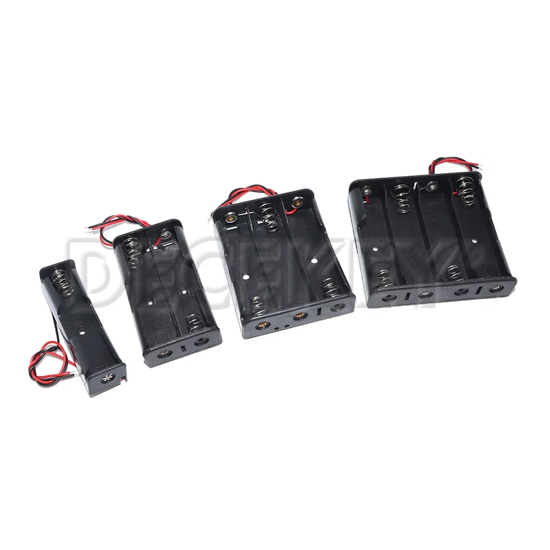 1pc 18650 3.7V Parallel 1/2/3/4/18650 Battery Holder 18650 Storage Box Case 18650 Parallel Battery Box 3.7V