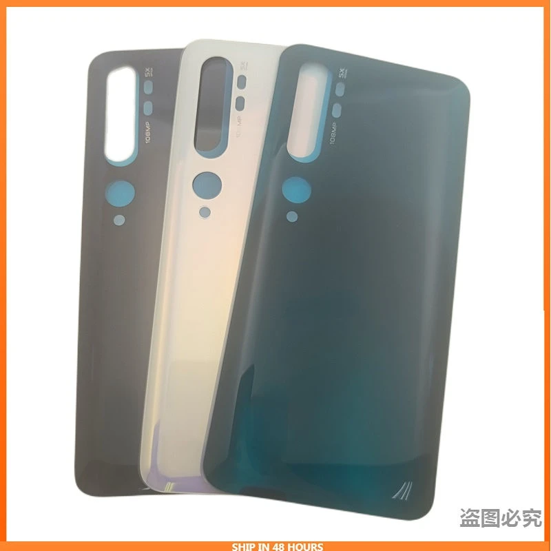 For Xiaomi Mi Note 10 / Mi Note 10 Pro Battery Back Cover 3D Glass Panel Rear Door Mi CC9 Pro Note10 Housing Case Replace