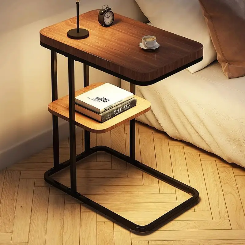 

Bedside table shelf floor lamp small side cabinet wireless charging living room bedroom simple modern sofa side