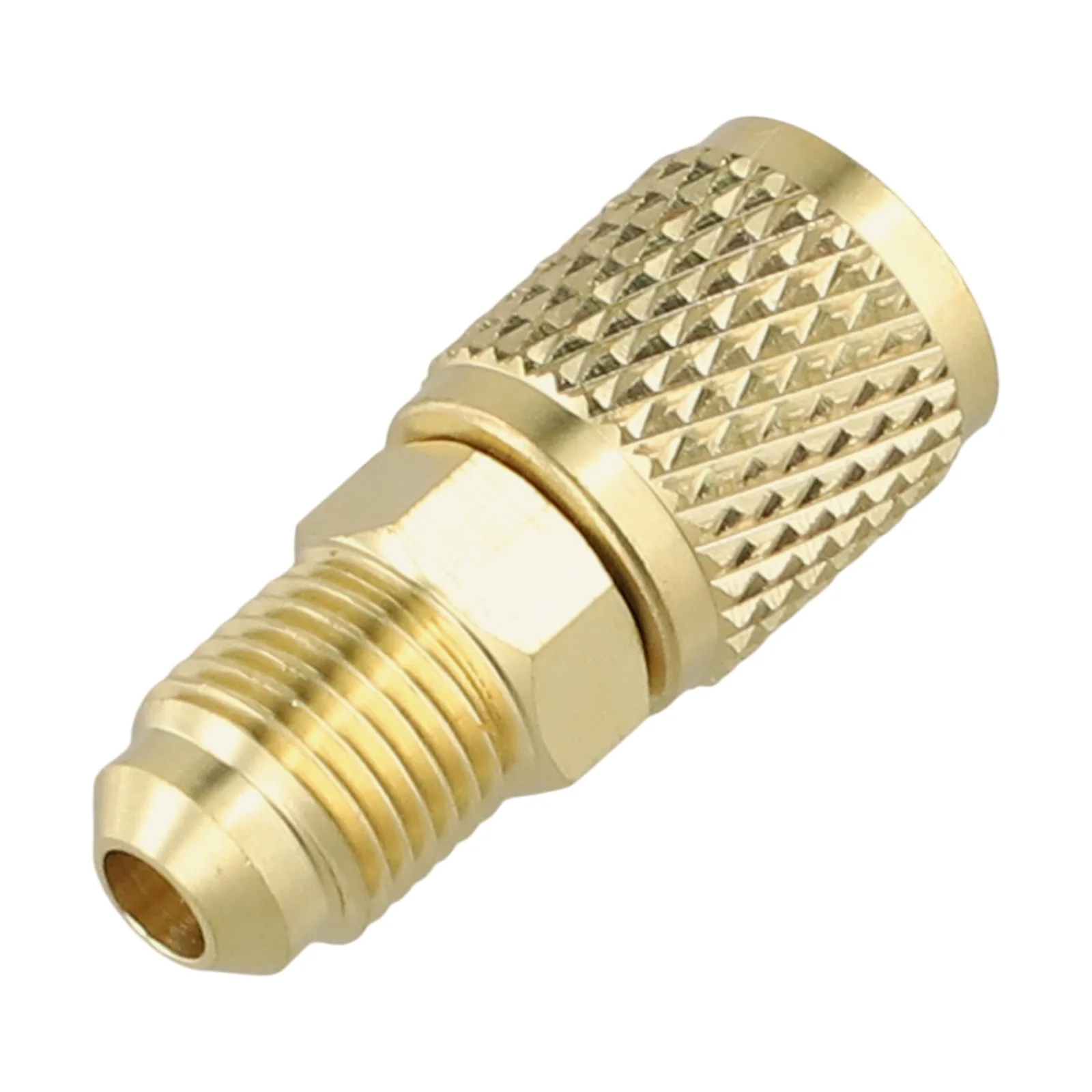 5/16 in Male to 1/4 in Female SAE Brass Adapter Fitting for R32 R410A R22 Applications in For air Conditioning Units