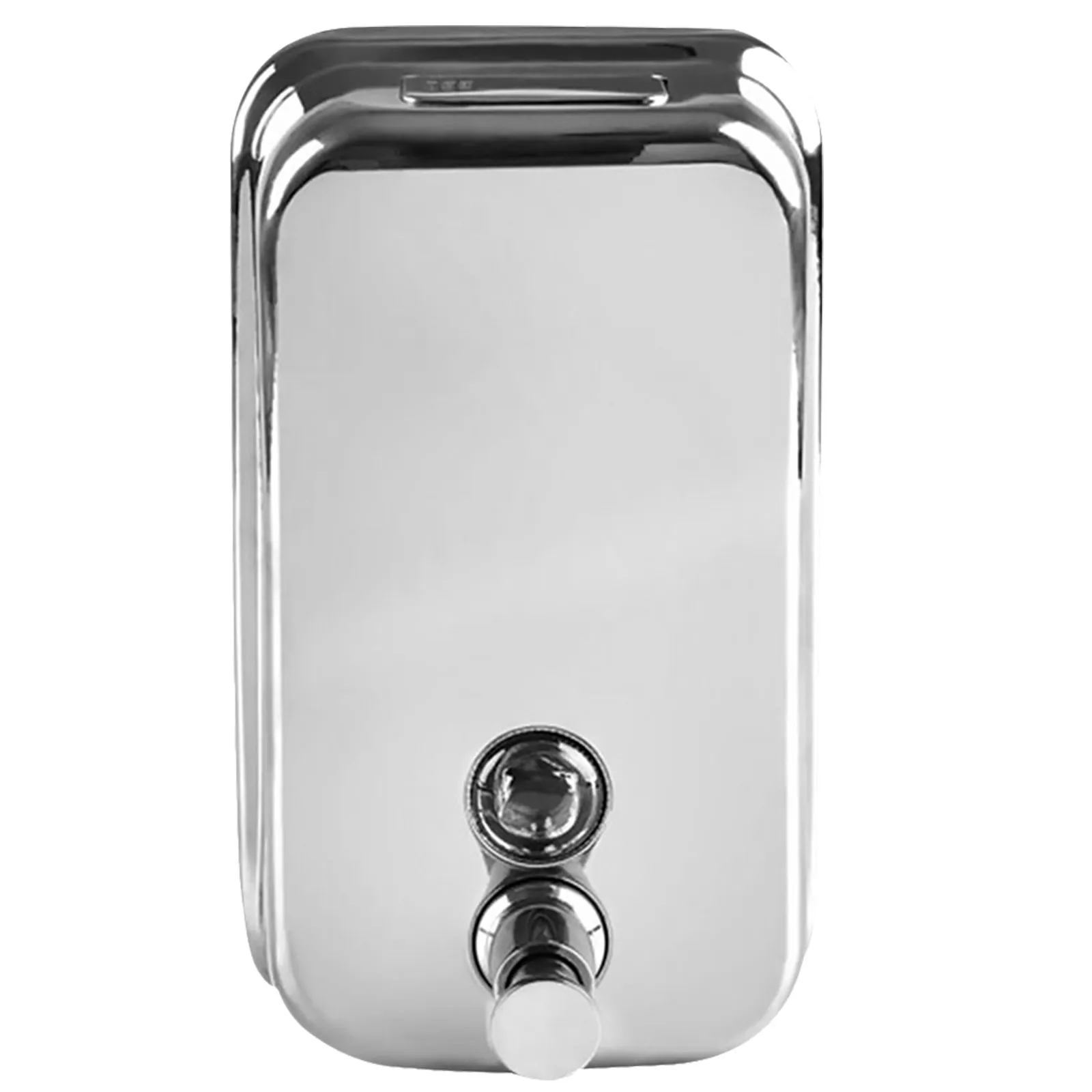 

1Pcs High Quality Stainless Steel Wall Soap Dispenser for Shower Bathroom Home Hotel Use Rust Proof Easy Clean Large Volume