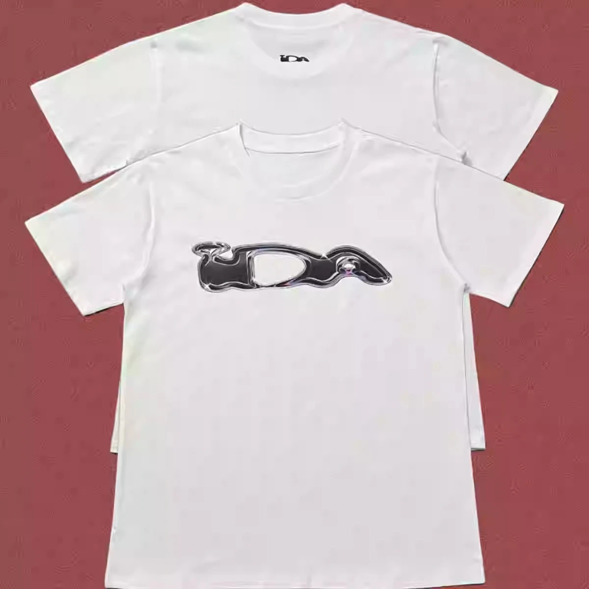 تي شيرت IDA SPLY American Street بأكمام قصيرة مطبوع عليه حروف West Coast DRILL Style Hip Hop Trend قابل للتنفس #3