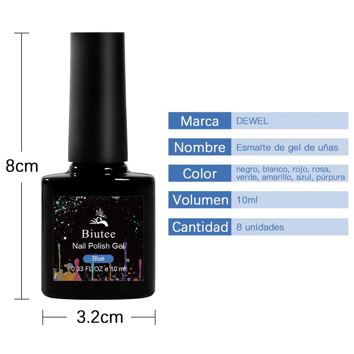 Biutee 10Ml Nail Gel Polish Voor Nagels Semi Permanente Soak Off Gel Uv Led Vernissen Base Top Matte Jas diy Nail Art Gel Polish