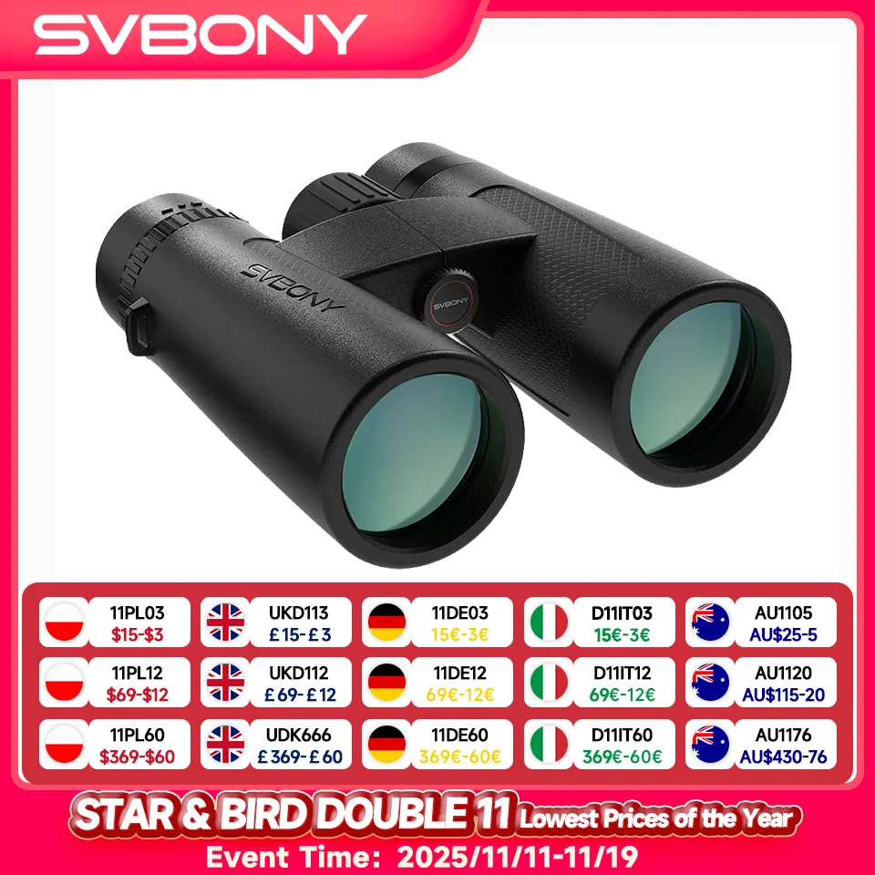 yZ[zSvbony SV202 AbvO[hꂽLp ED oዾ 8x32/8x42/10x42 Bak4 vY IPX7 hh܃o[hEHb`OLvp