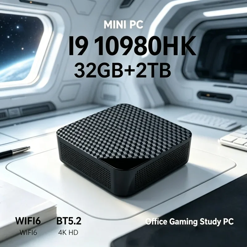 Luxuriantly Calibrated 2026 Shining Kestrel MINI PC Loaded With Core I9 10980HK Spacious RAM 1TB SSD WIFI 6 BT5.2 4K HD Premium
