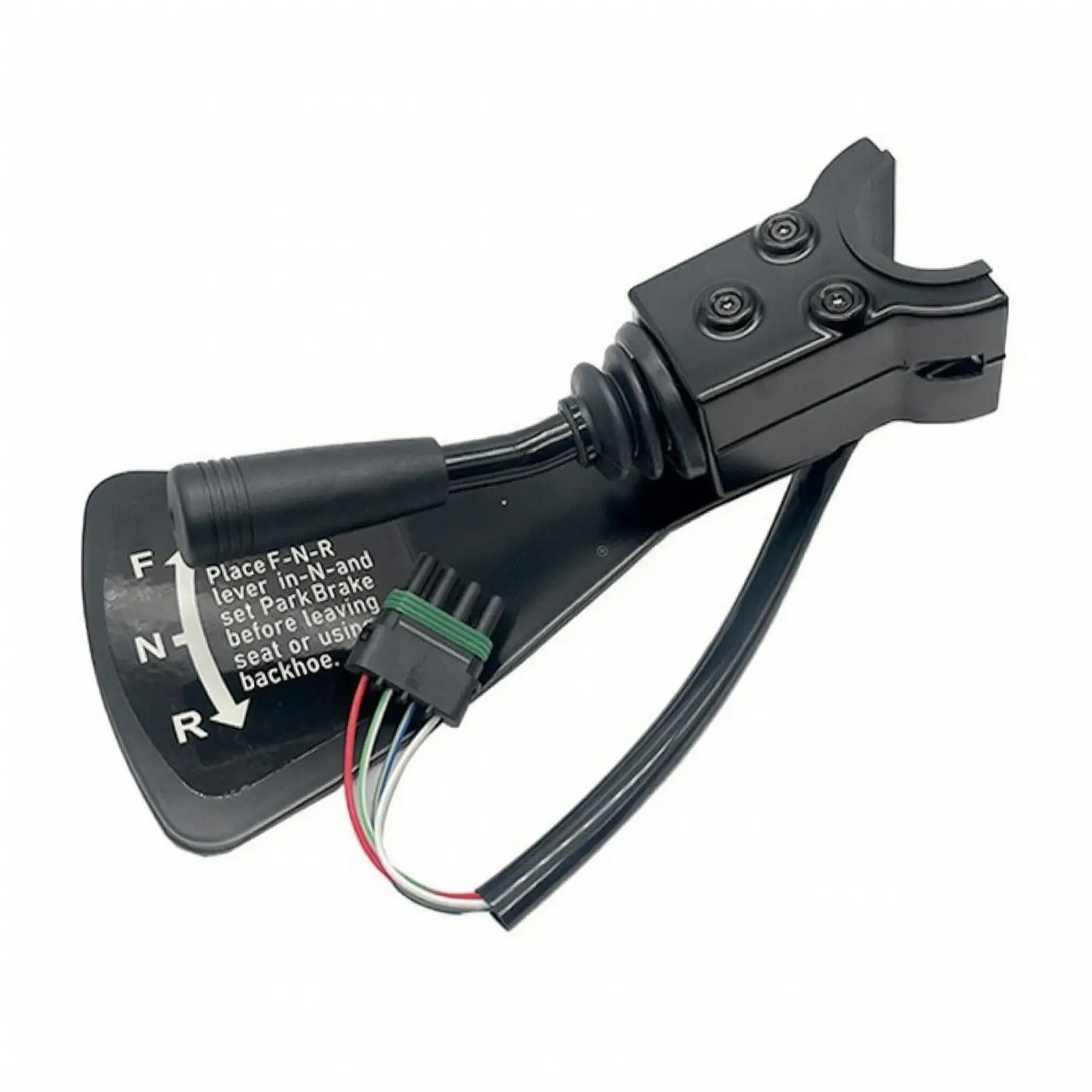 Ribbed Grip F-N-R Switch Controller | Compact Angled Body, Combination Switch with Wiring wire, for Heavy Equipment