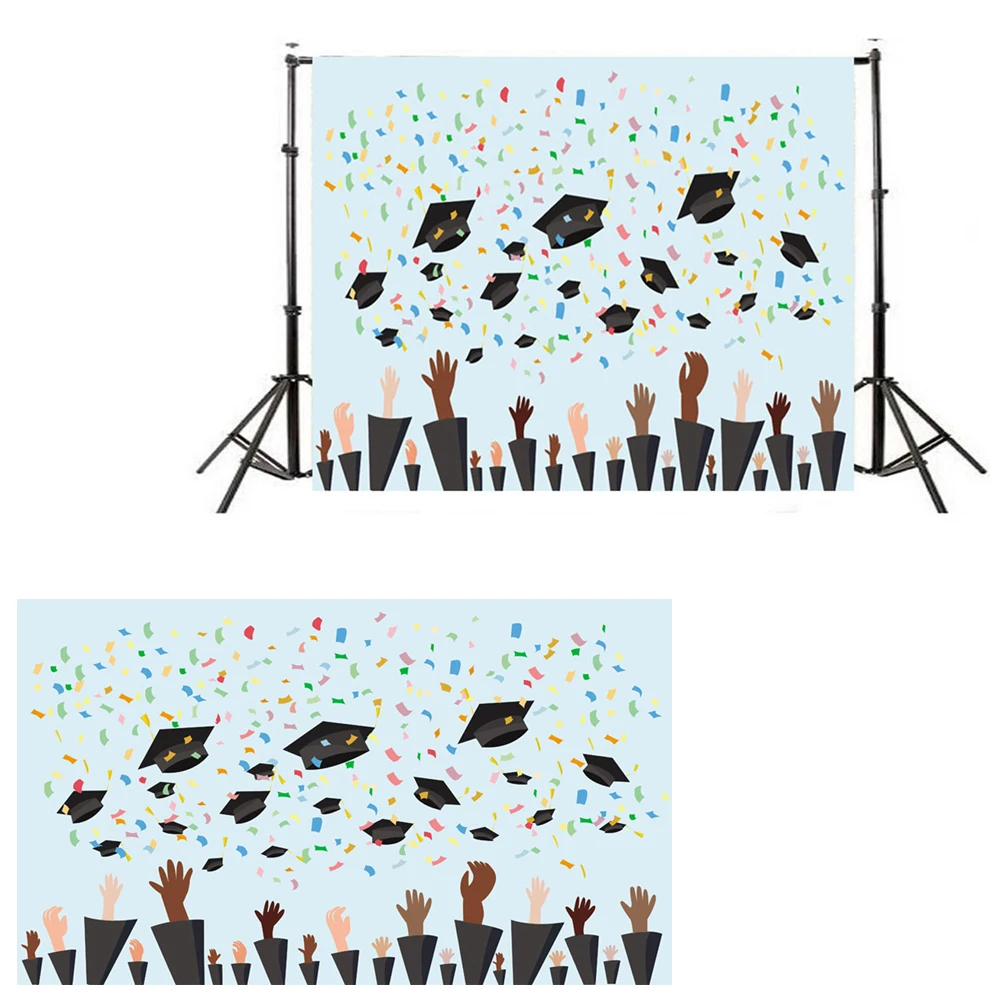 

Graduation Photo Backdrop Durable Portable Background for Studio Pictures Wrinkle Free Photography Prop backdrop
